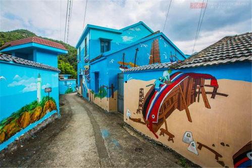 湖州网红壁画村图片高清,彩绘墙绘绘就乡村新颜